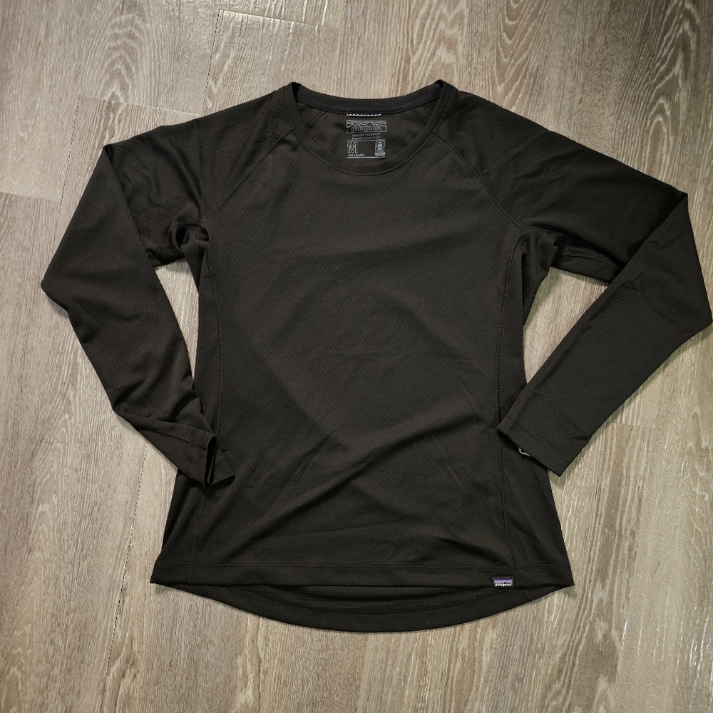 Patagonia Black Capilene Midweight Shirt Size Medium